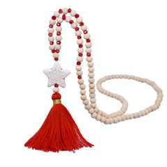 Turquoise Tassel Pendant Long Necklace Fall