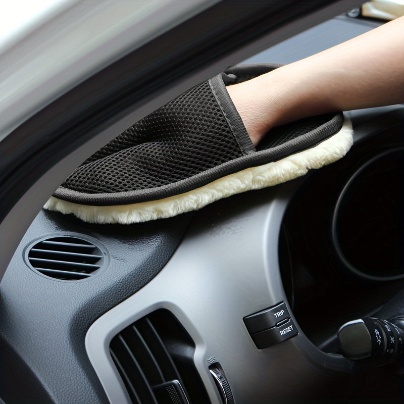 Car Brush Cleaner Soft Car Washing Gloves Cleaning Brush