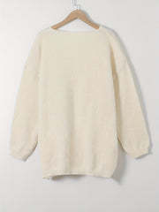  Casual Sweater Women's Plus V Neck Jumper