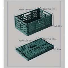 Foldable Multifunctional Storage Box for Office Kitchen Sundries