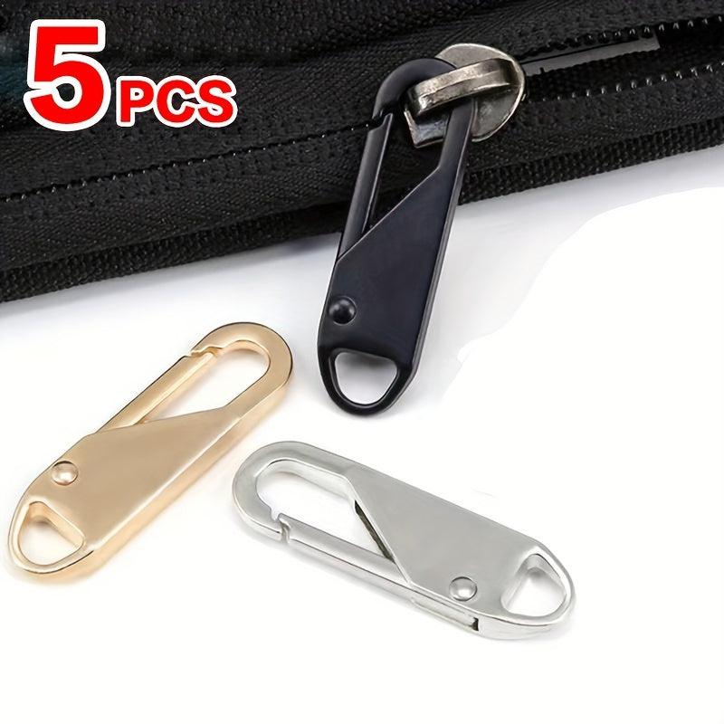 5pcs Detachable Zipper Head Repair Kits 3 Colors