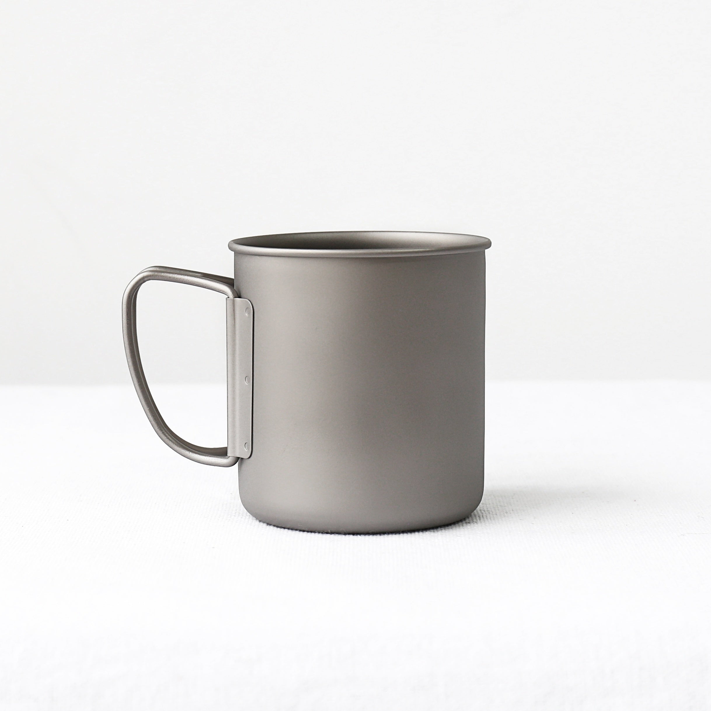 Titanium Portable Folding Single Layer Cup for Camping Lightweight Tea Cup