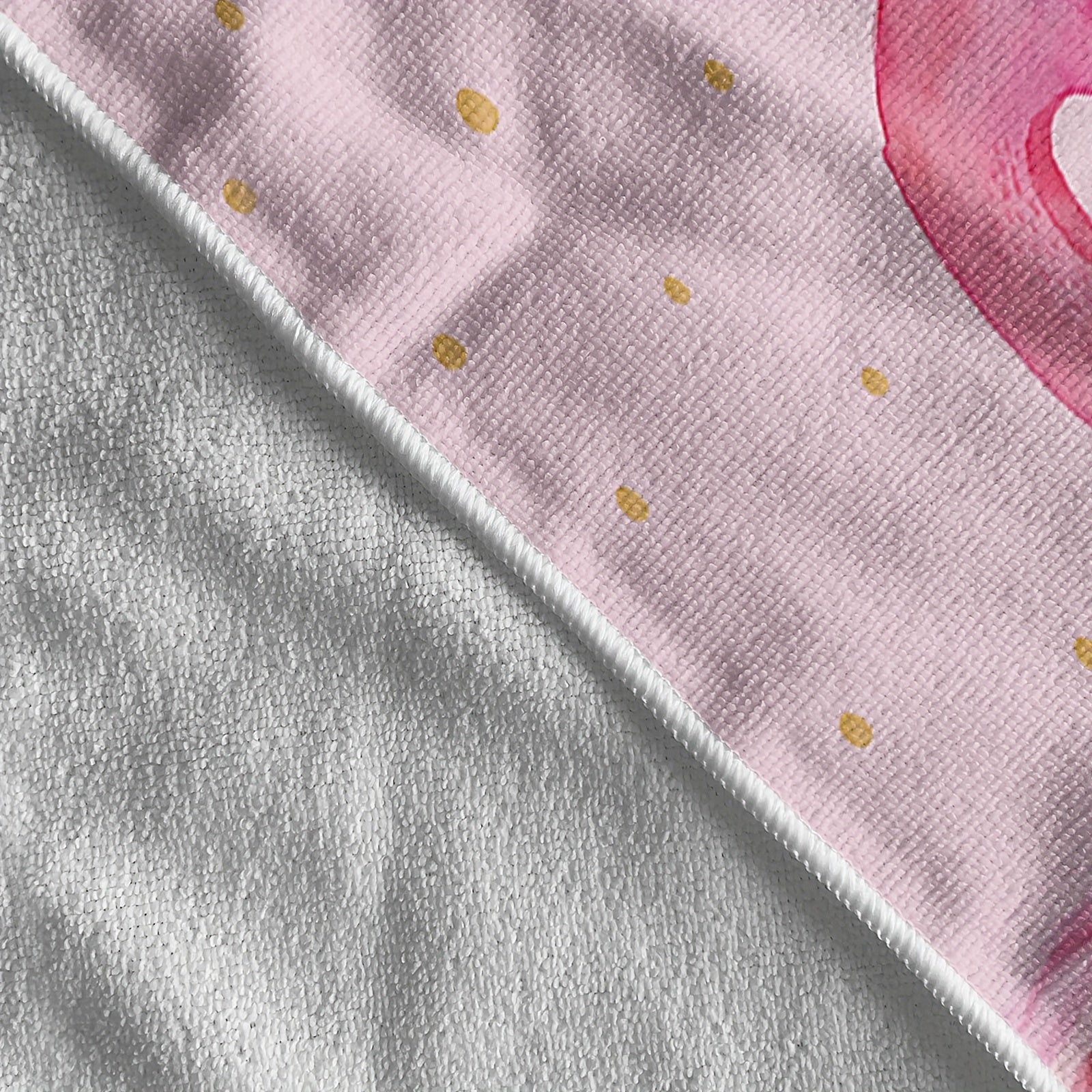 Flamingo Pink Microfiber Beach Towel Quick Drying Absorbent Cartoon Print