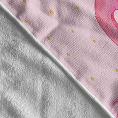 Flamingo Pink Microfiber Beach Towel Quick Drying Absorbent Cartoon Print