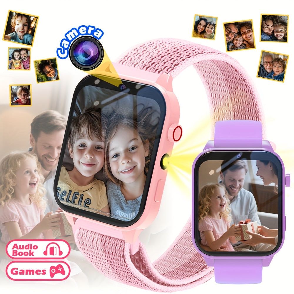 ERUN Kid's Smart Watch HD Touch Screen Camera Alarm Flashlight
