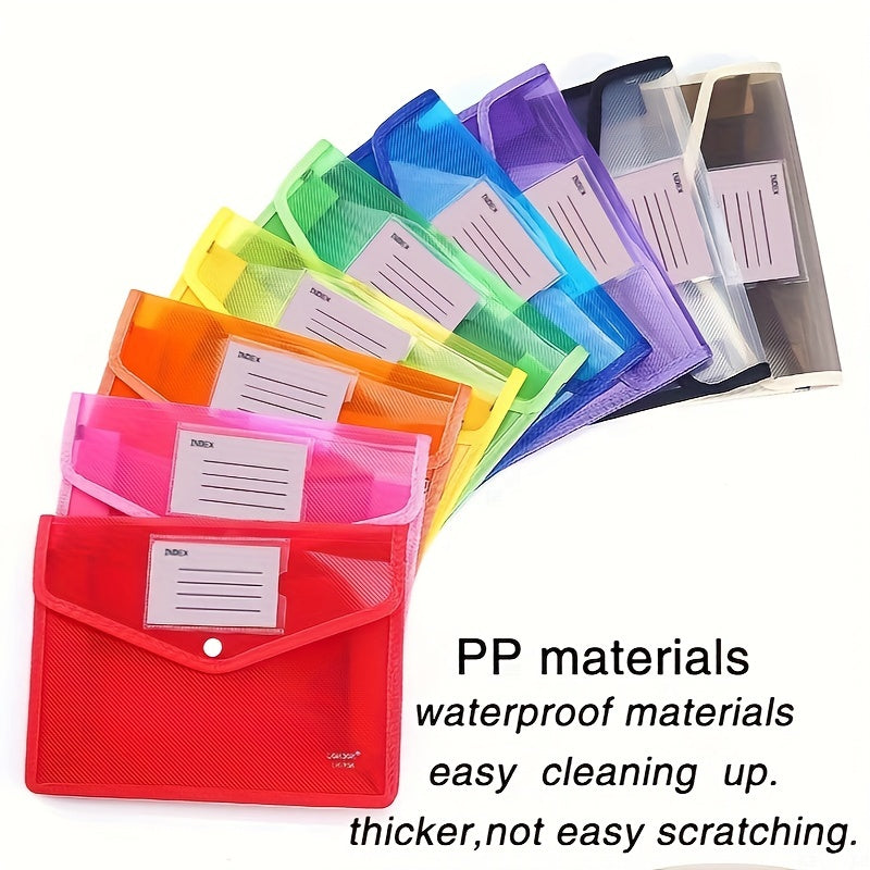 A4 A5 Document Bags Paper Storage Organizer PP Plastic File Folder Holders