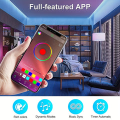 RGB5050 Intelligent LED Strip Lights with Remote Control