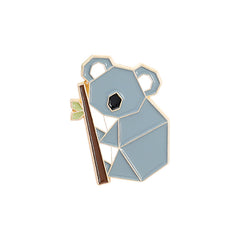 Minimalism Fox Brooch Mouse Panda Rabbit Alloy Brooch Easter Bunny Anime Pin