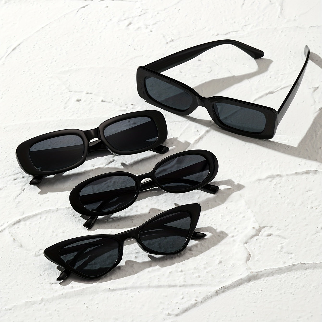 4 Pairs Sunglasses UV400 Sun Shades for Women Men