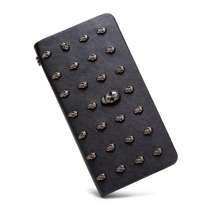 Gothic Skull Card Holder Coin Purse Clutch & Wallet