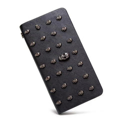 Gothic Skull Card Holder Coin Purse Clutch & Wallet