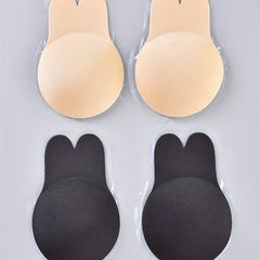 2 Pairs Plus Size Rabbit Ears Breast Lift Bras Set