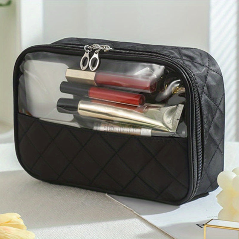 Waterproof Nylon Makeup Bag Large Capacity Toiletry Bag Cosmetic Storage