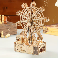 Ferris Wheel Musical Box Puzzle Wooden Jigsaw 183pcs