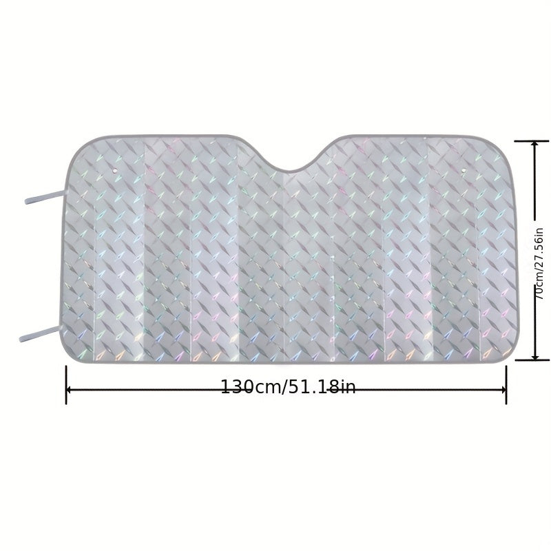 Car Sunshade Front Gear Thickened Laser Sunshade