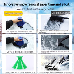 Glass Snow Shovel Car Snow Sweeping Ice Removal Brush