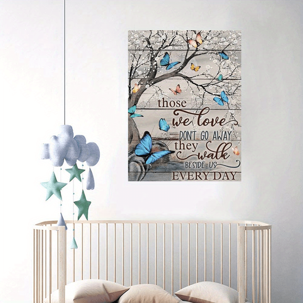 Butterfly Canvas Painting for Home Decor