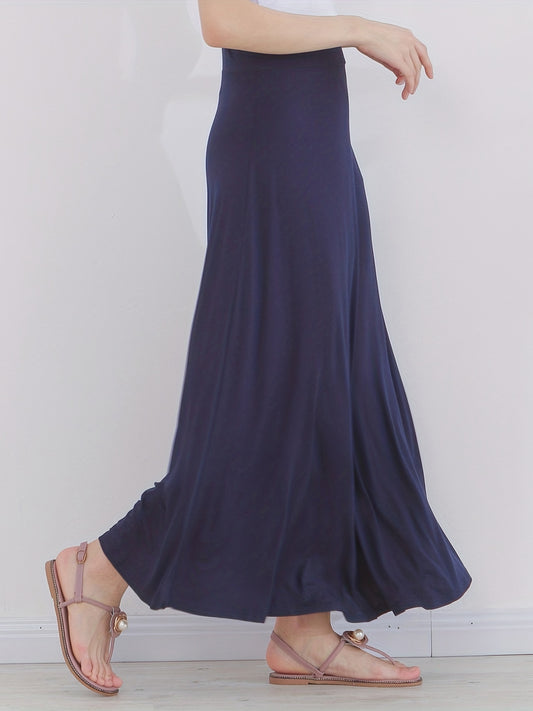 High Waist Maxi Skirt Casual Women's Clothing