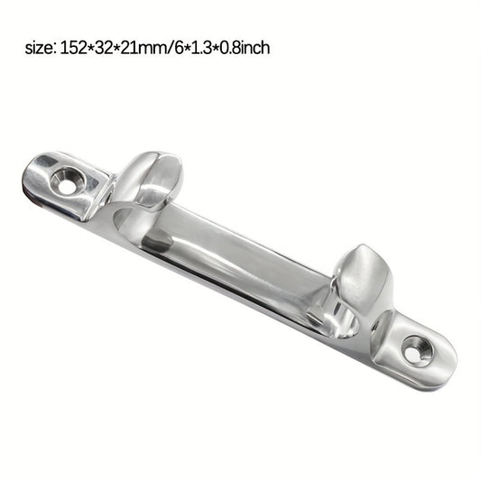 1pc Stainless Steel 15 Marine Mooring Cleat For Boat Yacht