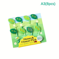 12Pcs Fruit Picks Toothpicks Mini Creative Food Forks Bento Accessories