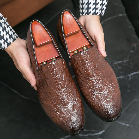 Men's Pointed Toe Slip On Casual Loafer Shoes