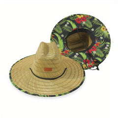 Boho Wide Brim Sun Hat Straw Hat UV Protection Women Summer