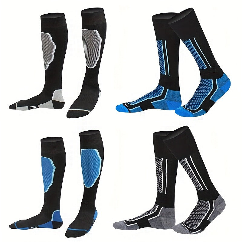 Winter Ski Socks Thickened Knee High Socks for Skiing