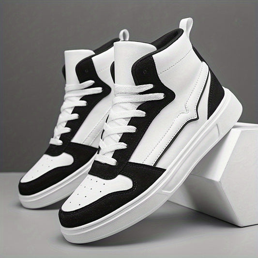 Men's High Top Skate Shoes Non Slip Casual Shoes