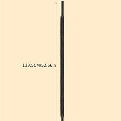 Flat Polyester Shoelaces Plain Weave 72"