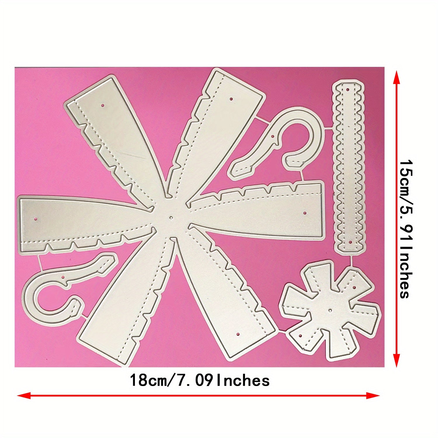 3D Cup Cutting Dies Metal Stencil For DIY Scrapbooking Embossing Decor
