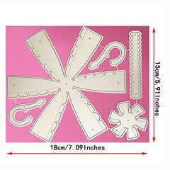3D Cup Cutting Dies Metal Stencil For DIY Scrapbooking Embossing Decor