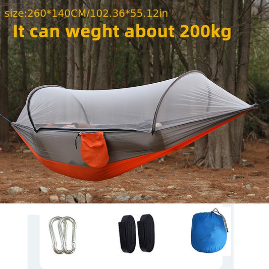 Quick Opening Hammock with Mosquito Net for Camping
