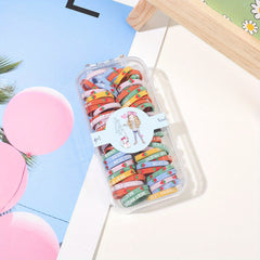 60PCS Girls Hair Ties Hair Rope Elastic Bands For Kids Baby Headdress
