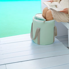 Foldable Water Bucket Outdoor Heat Insulation Travel Foot Bath Bucket