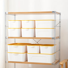 Plastic Storage Box with Lid Large Capacity