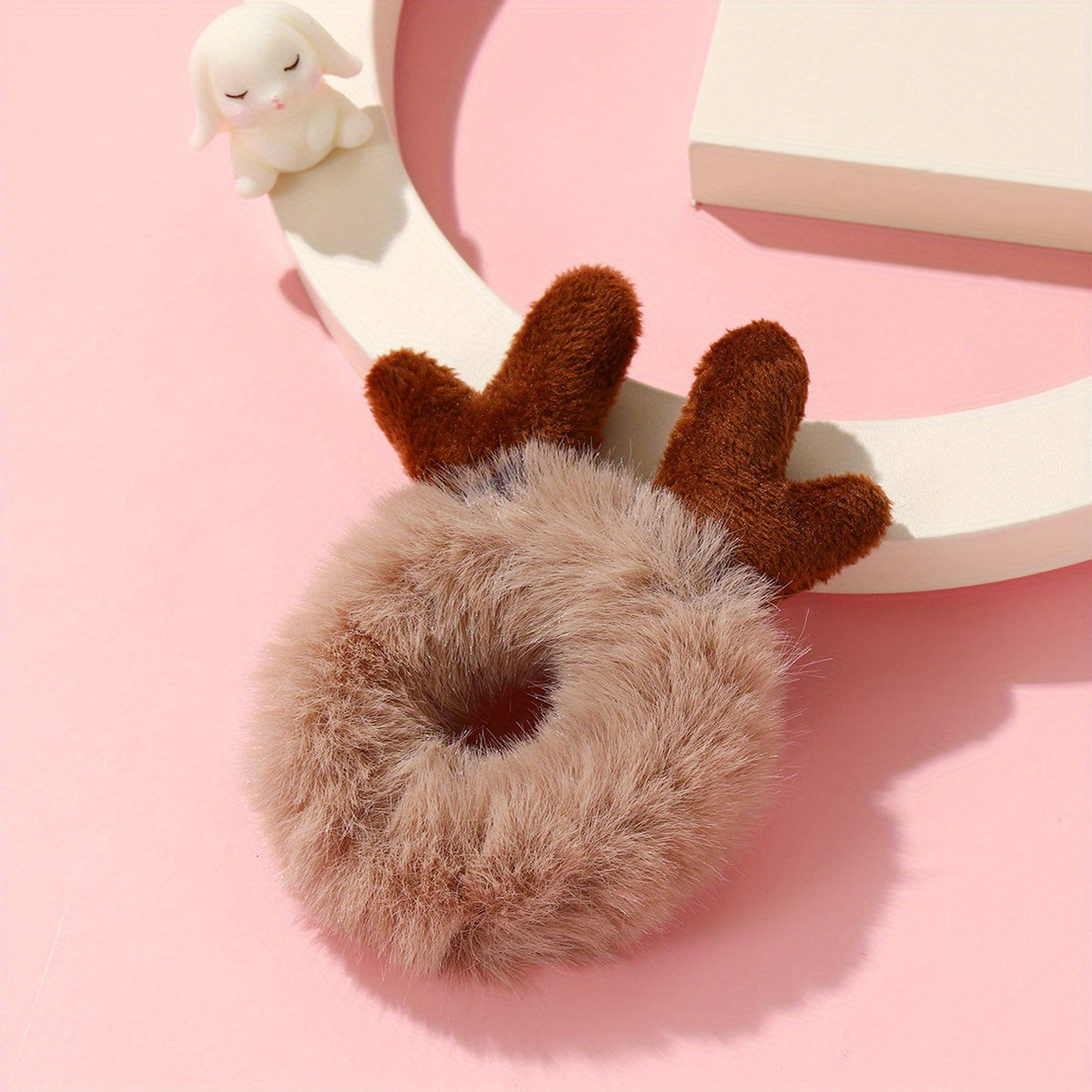 Plush Animal Ears Hair Tie Ponytail Rope Women's Hair Accessories