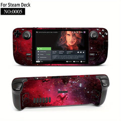 Protective Vinyl Skin For Steam Deck Console Full Set Decal Cover