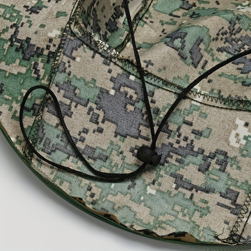 Unisex Mosquito Protection SunShade Hat for Outdoor Night Fishing