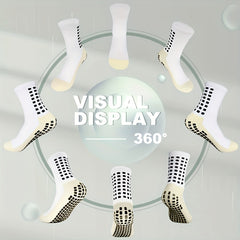 Men's Anti-slip Thick Sports Socks for Football Basketball Running