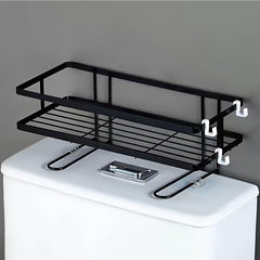 Bathroom Toilet Storage Shelf Organizer With Toilet Paper Holder