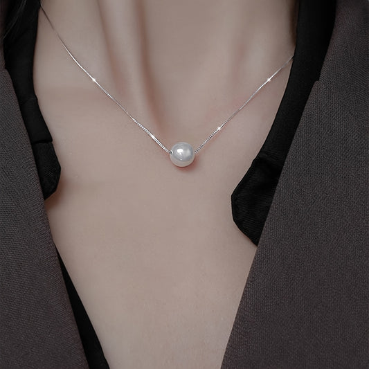 Faux Pearl Necklace Female Neck Jewelry Gift