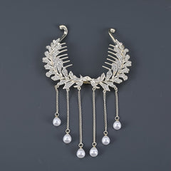 Glitter Hair Claw Bun Ballet Buns Shaper Tassel Hairpin