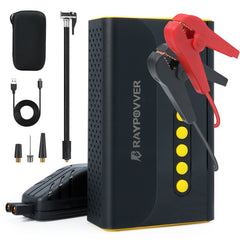 Portable Jump Starter & Air Compressor 1000A Peak 150PSI Tire Inflator