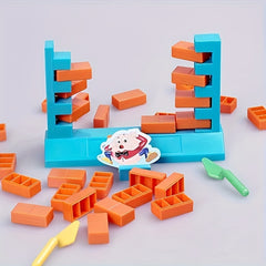 Children's Wall Breaking Pushing and Building Blocks Game