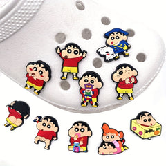 10PCS Cartoon Anime Shoe Charms Clogs Shoes Accessories