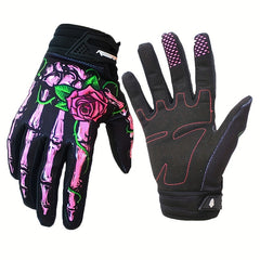 Bone Printed Cycling Gloves Touch Screen Windproof Coldproof Warm Gloves