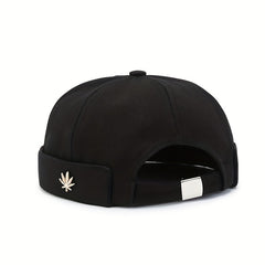 Brimless Melon Skin Soft Top Hat Unisex Street Hip-hop Fashion Hat