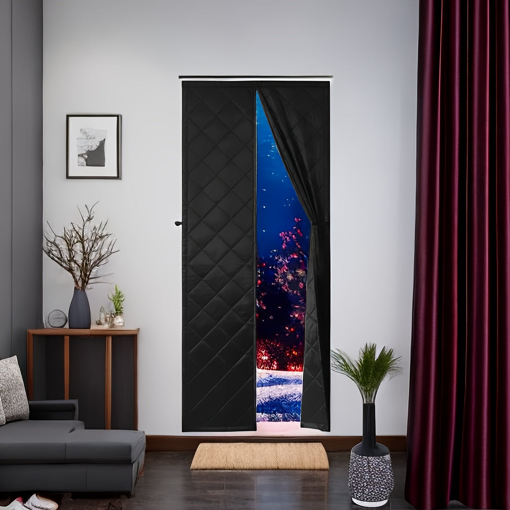 Magnetic Thermal Insulated Door Curtain Winter Door Curtains