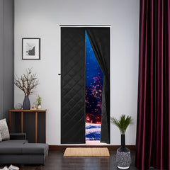 Magnetic Thermal Insulated Door Curtain Winter Door Curtains