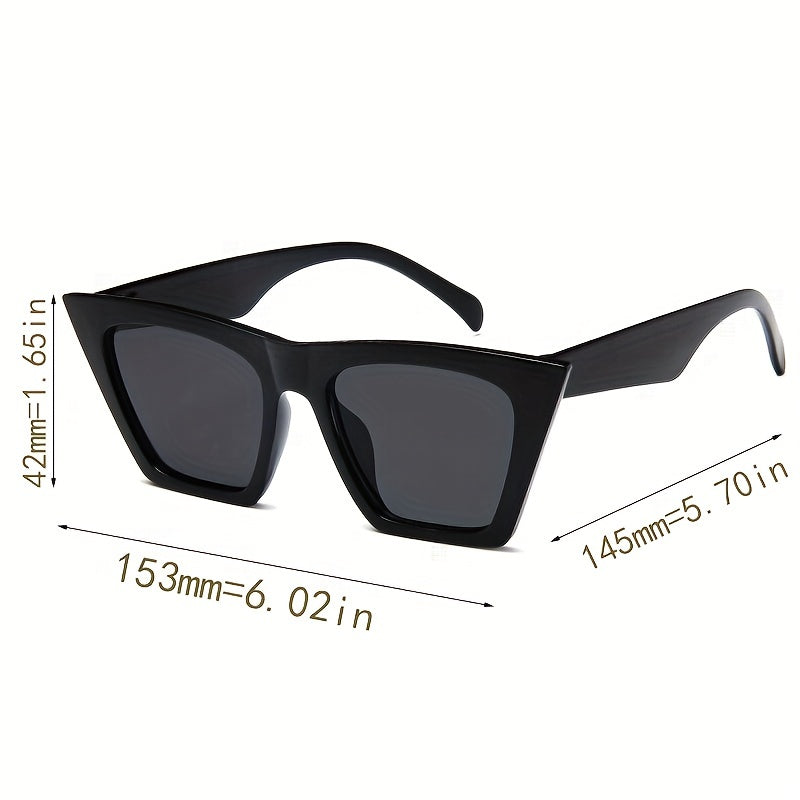 Y2K Cat Eye Sunglasses Mod Jelly Glasses UV400